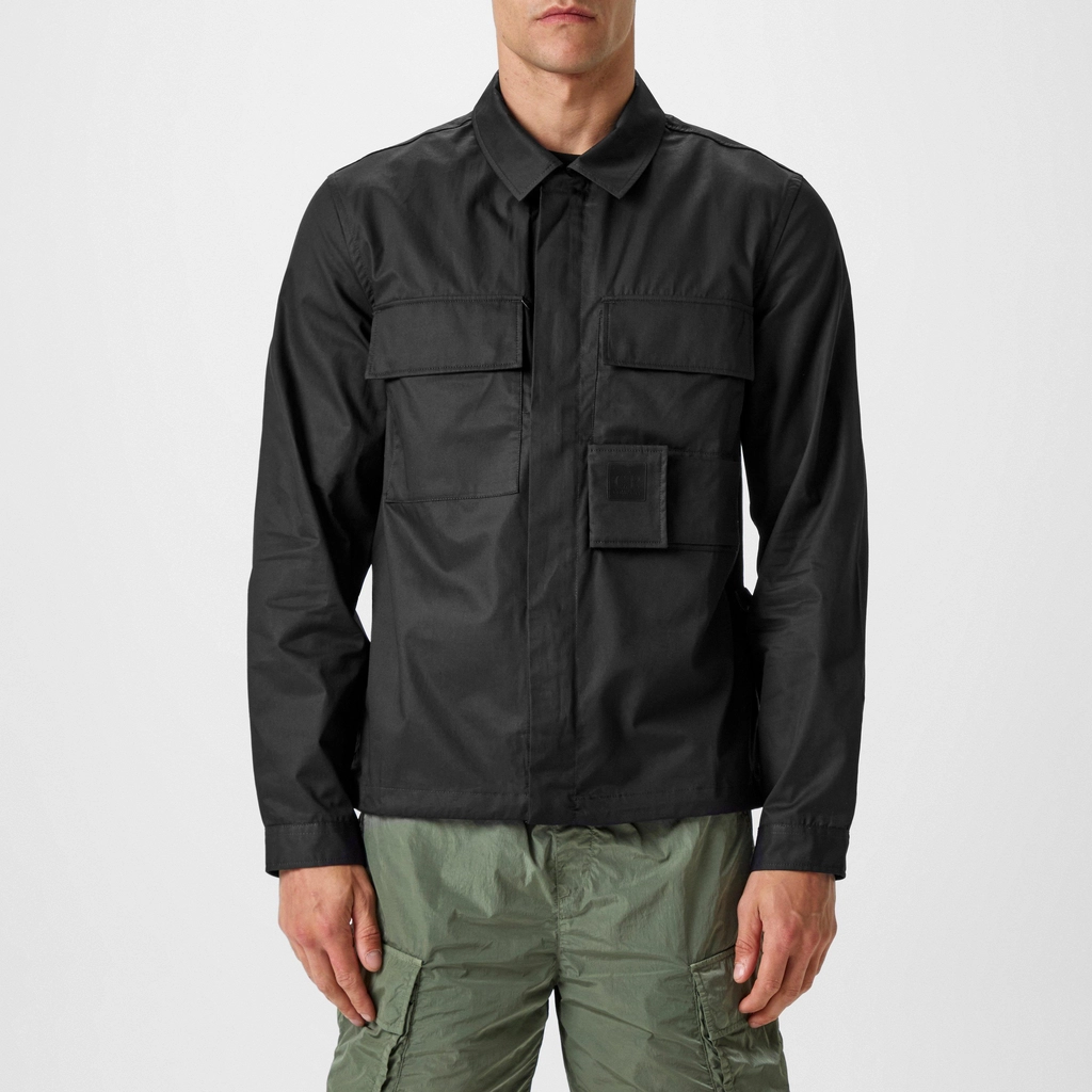 CP Company Gabardine Pocket Shirt - Black 999